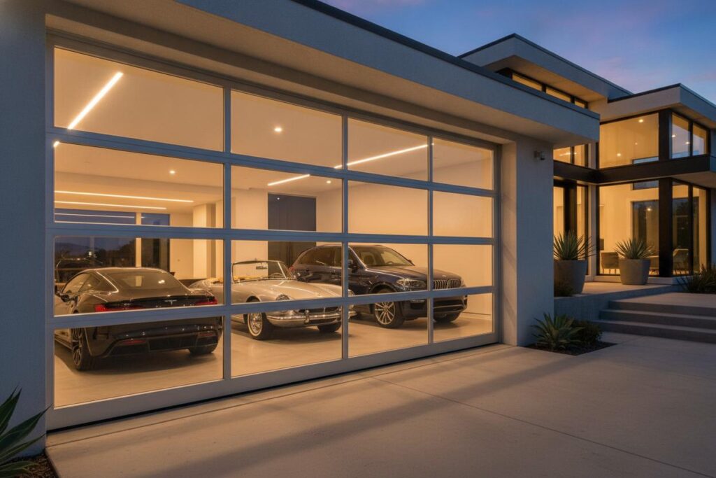 GLASS GARAGE DOORS
