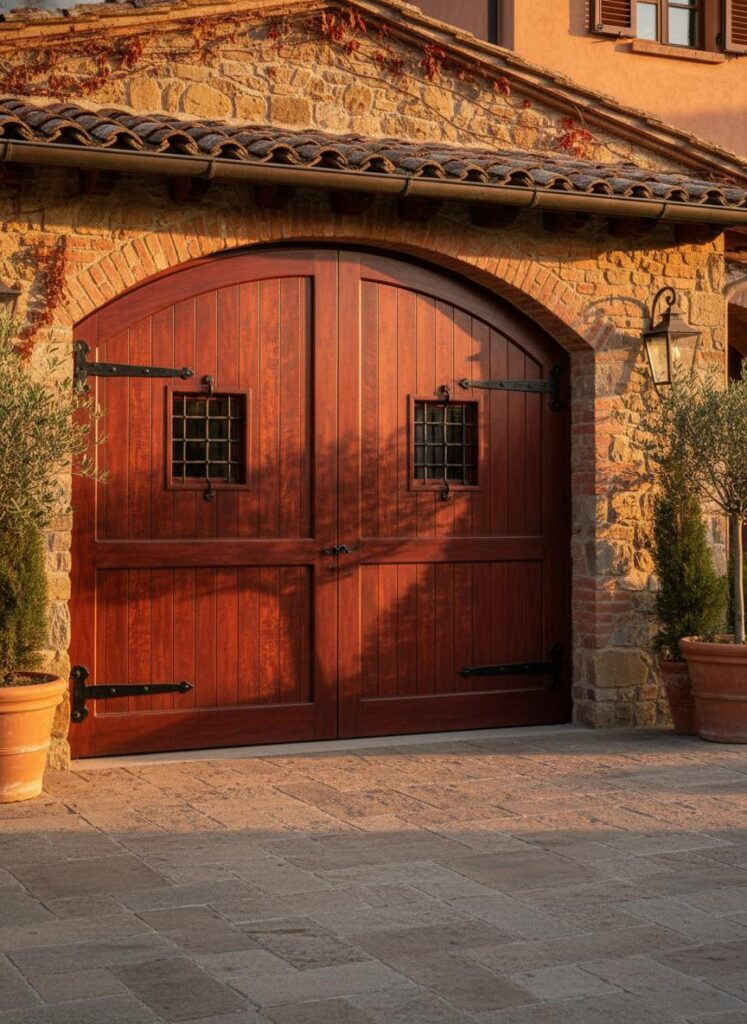 WOOD GARAGE DOORS